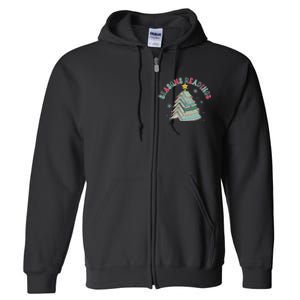 Bookish Christmas Seasons Readings Book Lover Holiday Season Full Zip Hoodie