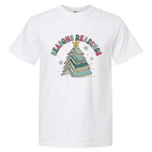 Bookish Christmas Seasons Readings Book Lover Holiday Season Garment-Dyed Heavyweight T-Shirt