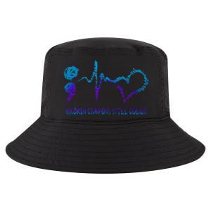 Broken Crayons Still Color Suicide Prevention Awareness Cool Comfort Performance Bucket Hat