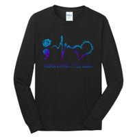 Broken Crayons Still Color Suicide Prevention Awareness Tall Long Sleeve T-Shirt