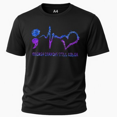 Broken Crayons Still Color Suicide Prevention Awareness Performance Shirt