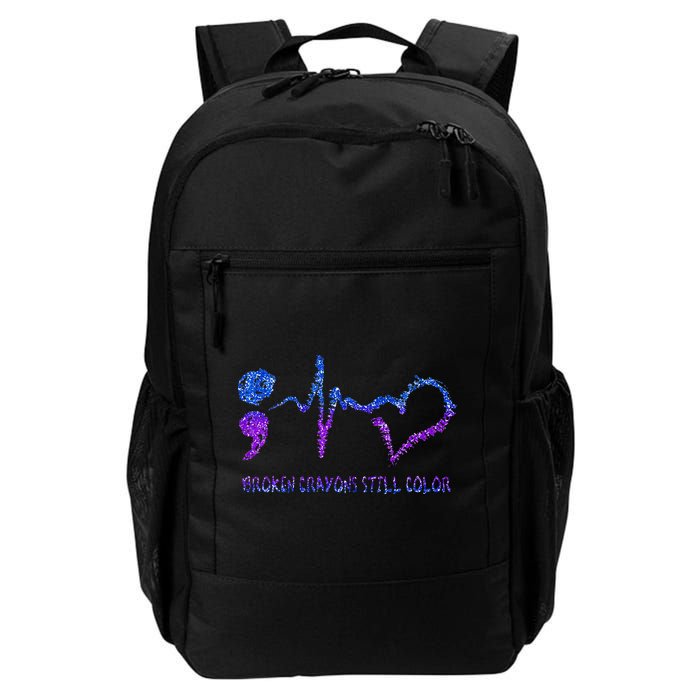 Broken Crayons Still Color Suicide Prevention Awareness Backpack