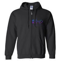 Broken Crayons Still Color Suicide Prevention Awareness Full Zip Hoodie