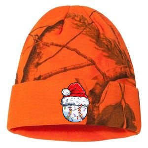 Baseball Christmas Santa Hat Funny Baseball Xmas Holiday Kati Licensed 12" Camo Beanie