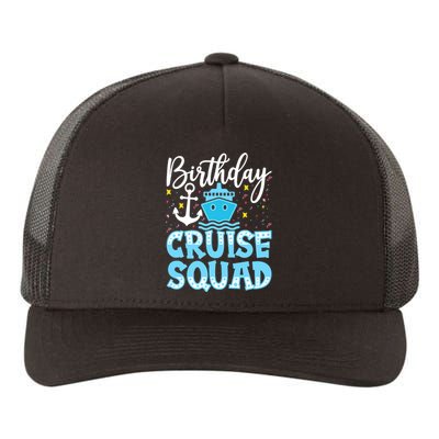 Birthday Cruise Squad Cruising Vacation Funny Crew Yupoong Adult 5-Panel Trucker Hat