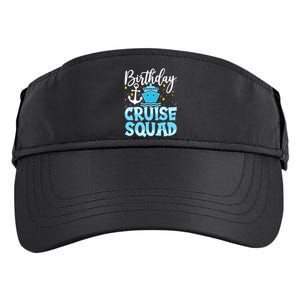 Birthday Cruise Squad Cruising Vacation Funny Crew Adult Drive Performance Visor