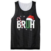 Bruh Christmas Santa Happy Christmas Family Xmas Christmas Mesh Reversible Basketball Jersey Tank