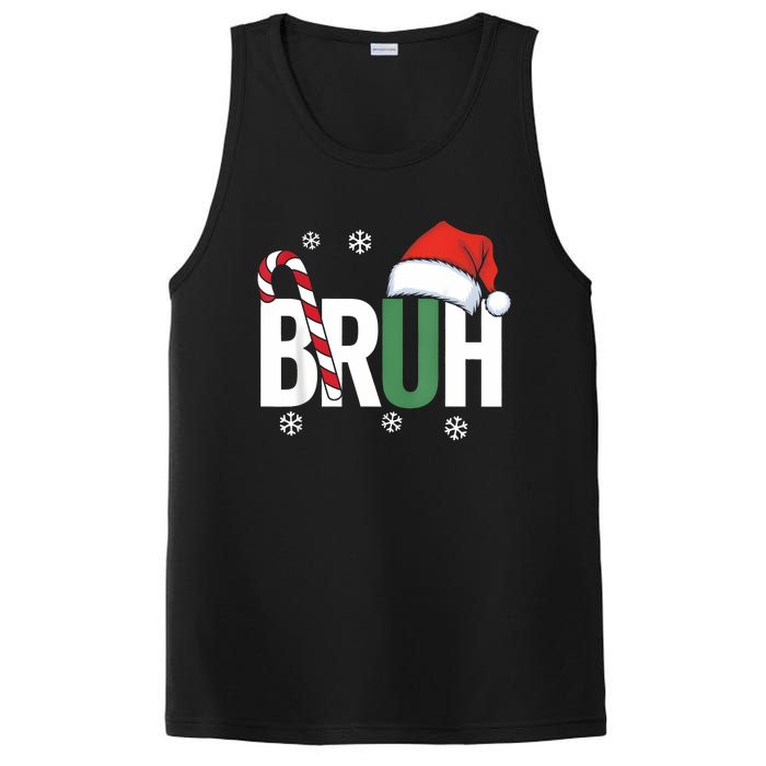 Bruh Christmas Santa Happy Christmas Family Xmas Christmas PosiCharge Competitor Tank