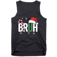 Bruh Christmas Santa Happy Christmas Family Xmas Christmas Tank Top