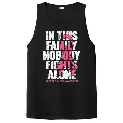 Breast Cancer Support Vintage Family Breast Cancer Awareness PosiCharge Competitor Tank