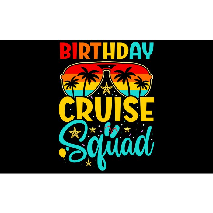 Birthday Cruise Squad Cruising Vacation Funny Crew Bumper Sticker