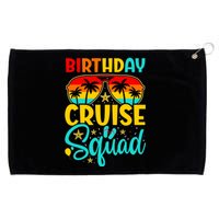 Birthday Cruise Squad Cruising Vacation Funny Crew Grommeted Golf Towel