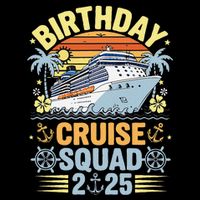 Birthday Cruise Squad 2025 Family Cruise Vacation Birthday 16 in Basic Backpack