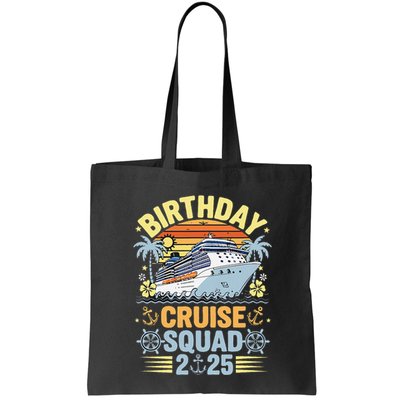 Birthday Cruise Squad 2025 Family Cruise Vacation Birthday Bag