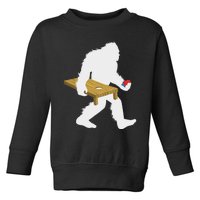 Bigfoot Cornhole Sasquatch Cryptid Bag Tossing Game Toddler Sweatshirt