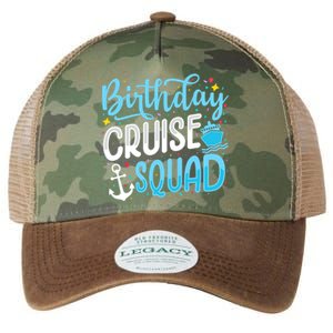 Birthday Cruise Squad Cruising Vacation Funny Crew Legacy Tie Dye Trucker Hat