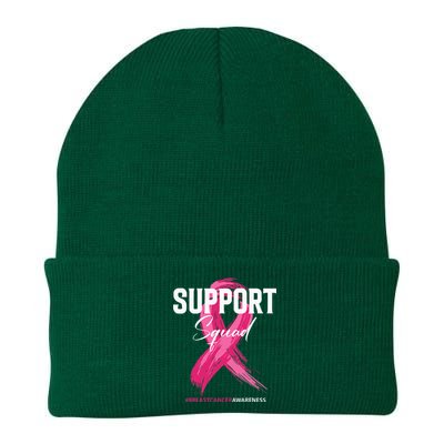 Breast Cancer Support Squad Breast Cancer Awareness Knit Cap Winter Beanie