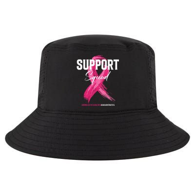 Breast Cancer Support Squad Breast Cancer Awareness Cool Comfort Performance Bucket Hat