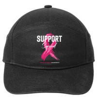 Breast Cancer Support Squad Breast Cancer Awareness 7-Panel Snapback Hat