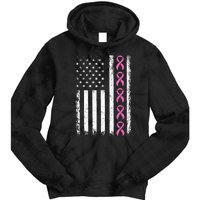 Breast Cancer s American Flag Breast Cancer Awareness Tie Dye Hoodie