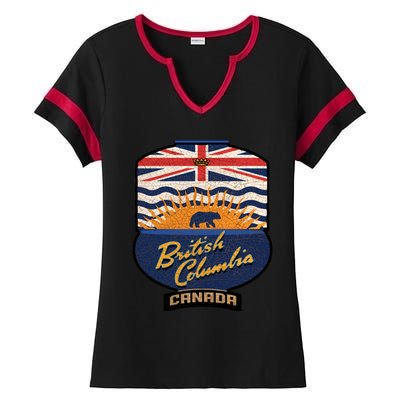 British Columbia Souvenir Ladies Halftime Notch Neck Tee