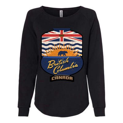 British Columbia Souvenir Womens California Wash Sweatshirt