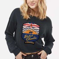 British Columbia Souvenir Cropped Pullover Crew