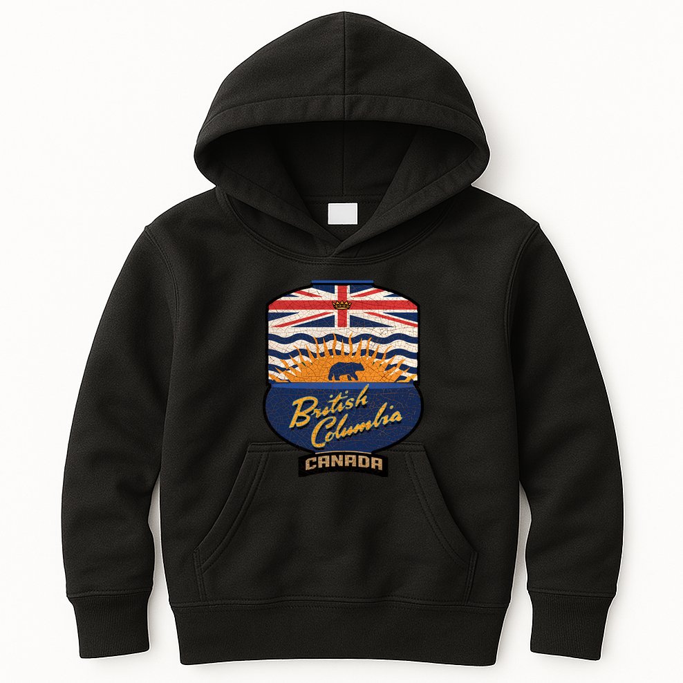 British Columbia Souvenir Kids Hoodie