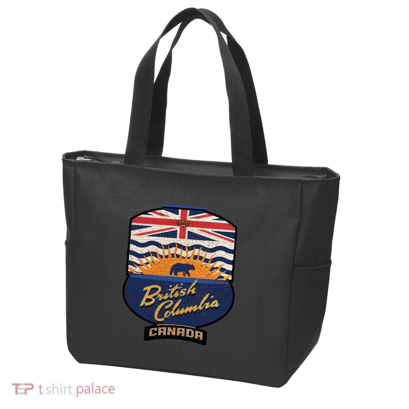 British Columbia Souvenir Zip Tote Bag