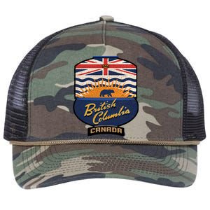 British Columbia Souvenir Retro Rope Trucker Hat Cap