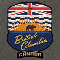 British Columbia Souvenir Cotton Canvas Backpack