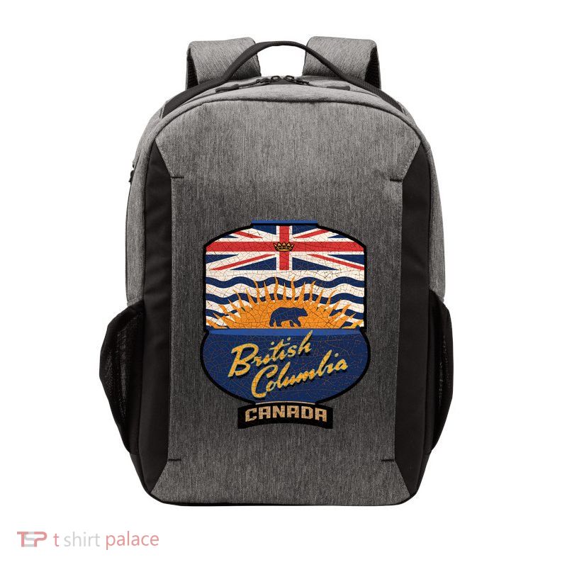 British Columbia Souvenir Vector Backpack