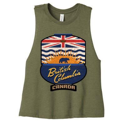 British Columbia Souvenir Women's Racerback Cropped Tank