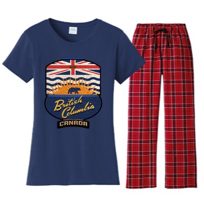 British Columbia Souvenir Women's Flannel Pajama Set