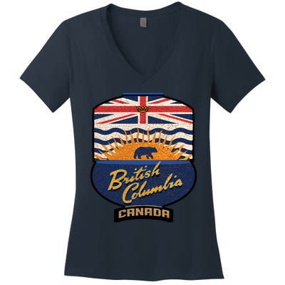 British Columbia Souvenir Women's V-Neck T-Shirt