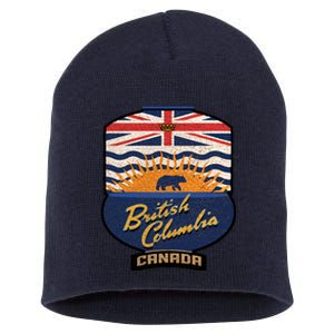 British Columbia Souvenir Short Acrylic Beanie