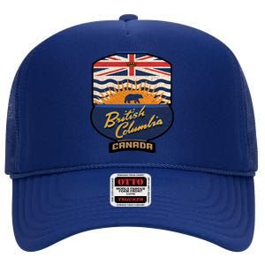 British Columbia Souvenir High Crown Mesh Back Trucker Hat