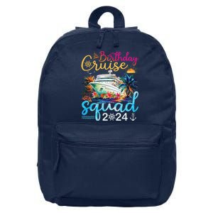 Birthday Cruise Squad 2024 Cruise Birthday Party Vacation 16 in Basic Backpack