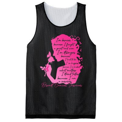 Breast Cancer Survivor Woman Pink Rose Flower Butterfly Mesh Reversible Basketball Jersey Tank