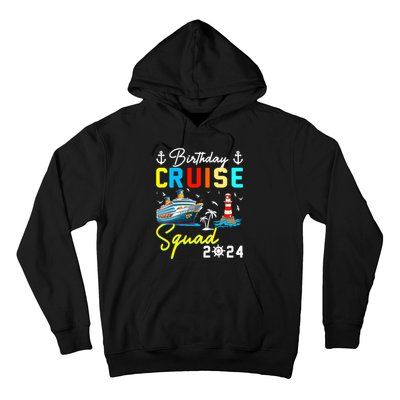 Birthday Cruise Squad 2024 Matching Cruise Ship Birthday Hoodie