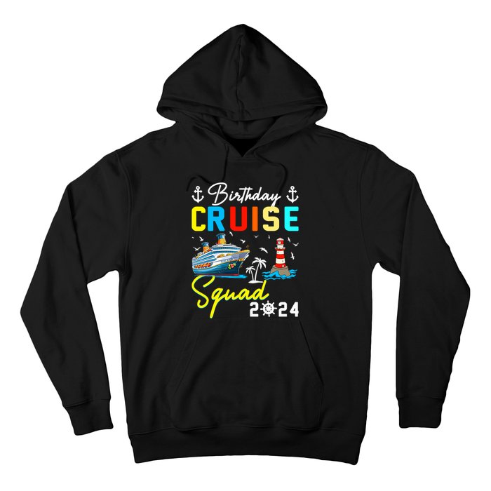 Birthday Cruise Squad 2024 Matching Cruise Ship Birthday Hoodie