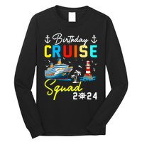 Birthday Cruise Squad 2024 Matching Cruise Ship Birthday Long Sleeve Shirt