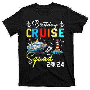 Birthday Cruise Squad 2024 Matching Cruise Ship Birthday T-Shirt