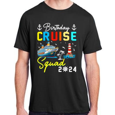 Birthday Cruise Squad 2024 Matching Cruise Ship Birthday Adult ChromaSoft Performance T-Shirt