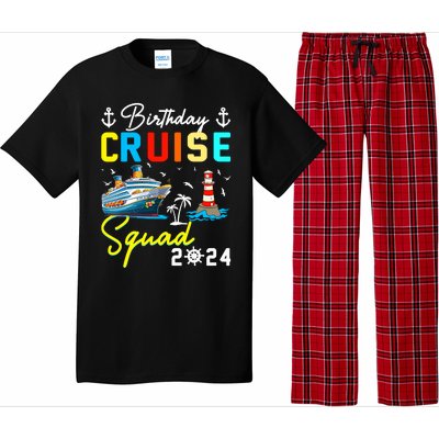 Birthday Cruise Squad 2024 Matching Cruise Ship Birthday Pajama Set