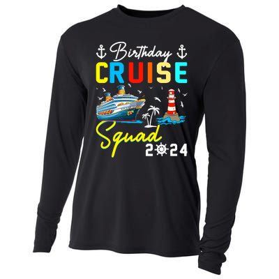 Birthday Cruise Squad 2024 Matching Cruise Ship Birthday Cooling Performance Long Sleeve Crew