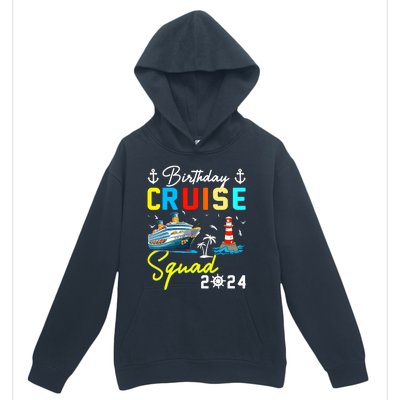 Birthday Cruise Squad 2024 Matching Cruise Ship Birthday Urban Pullover Hoodie