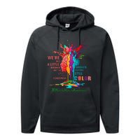 Broken Crayons Still Color Mental Health Awareness Performance Fleece Hoodie