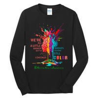 Broken Crayons Still Color Mental Health Awareness Tall Long Sleeve T-Shirt