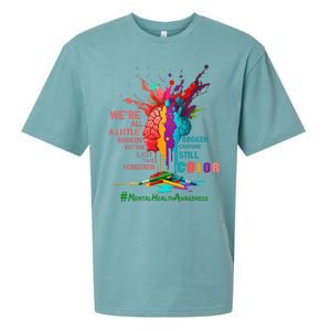 Broken Crayons Still Color Mental Health Awareness Sueded Cloud Jersey T-Shirt